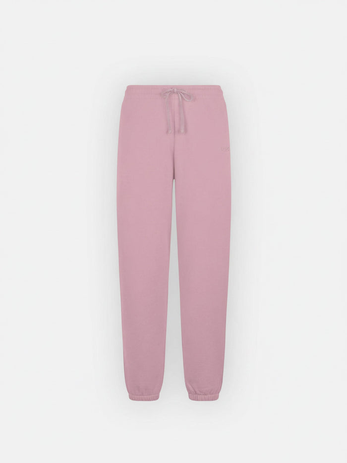 Fleece Cotton Joggers Odalys Jr With Pink Pant