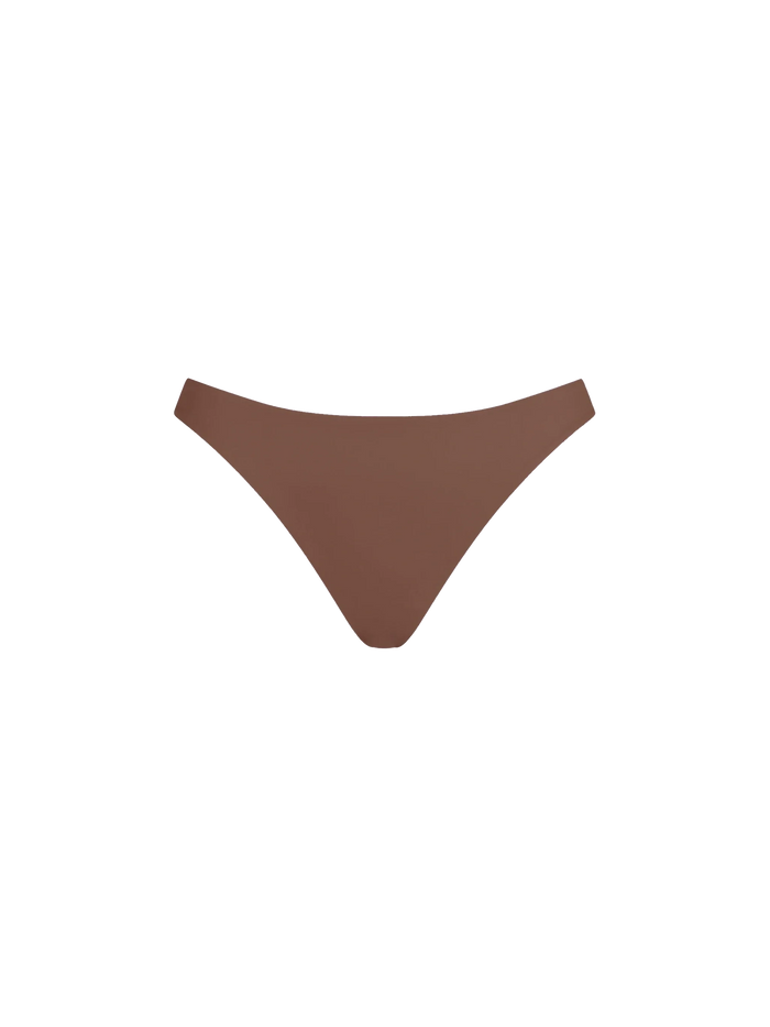 Reanna Heatsealed Swim Briefs Brown Bottom