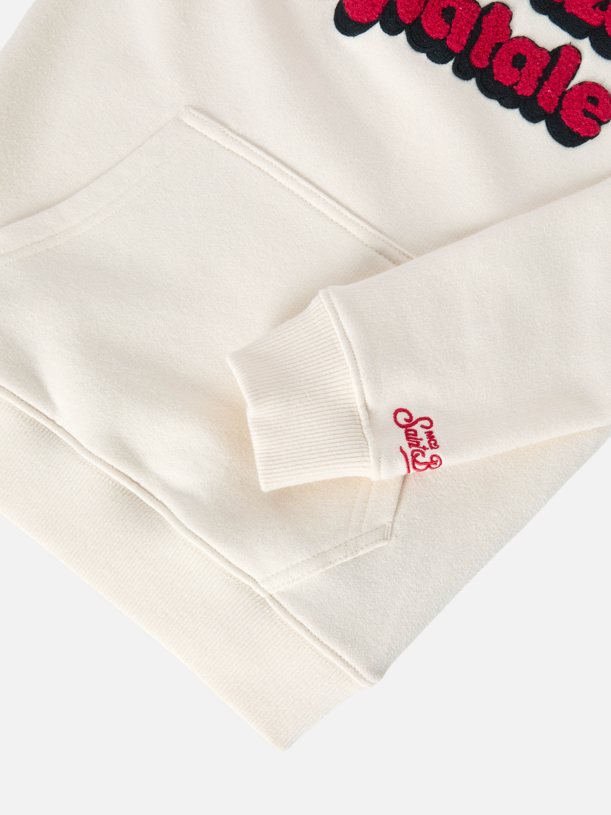 Oliver Hooded Sweatshirt With Vacanze Di Natale Print | Special Edition White
