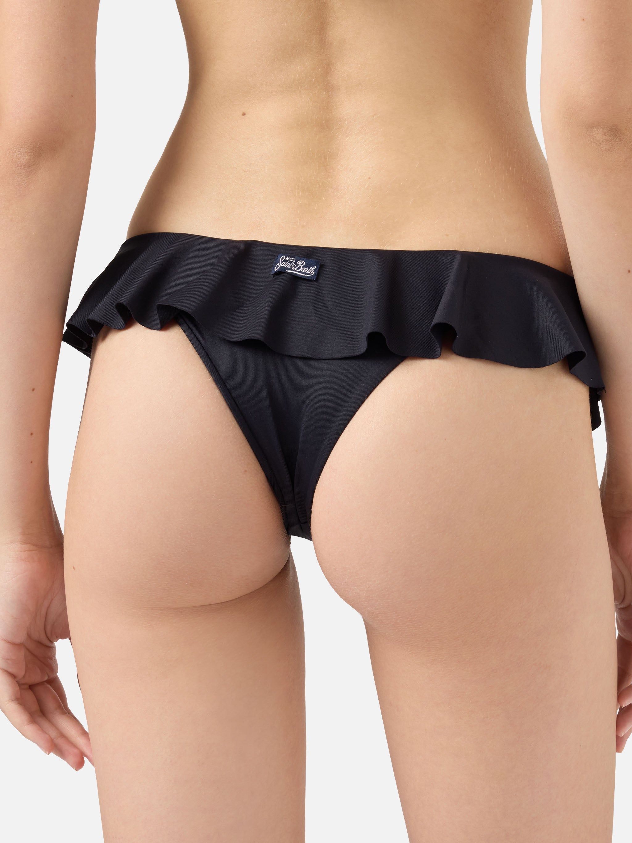 Black Cheeky Swim Briefs Orion Bottom