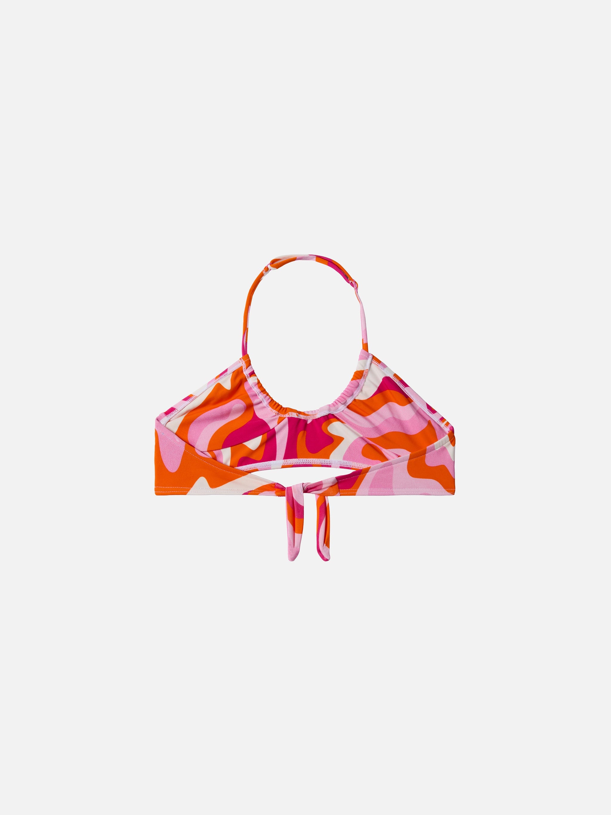 Page Jr Crop Top With Liquid Shape Print Pink Top_apparel