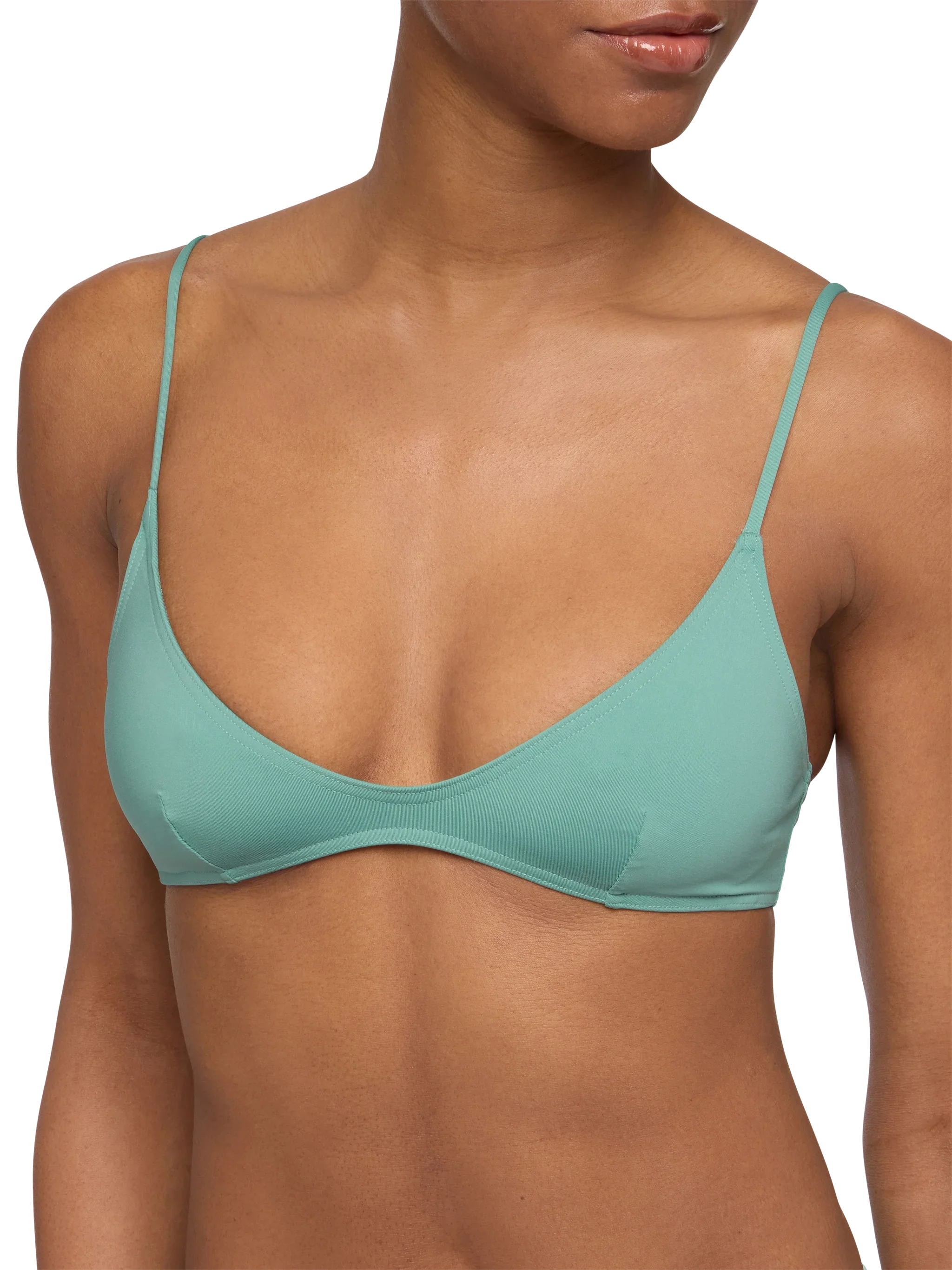 Paloma Sage Green Scoop Bralette Top