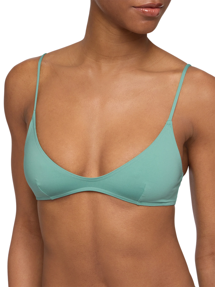 Paloma Sage Green Scoop Bralette Top