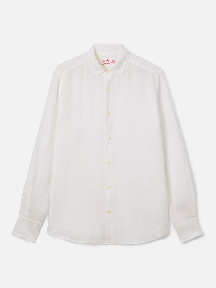 White Linen Shirt Pamplona