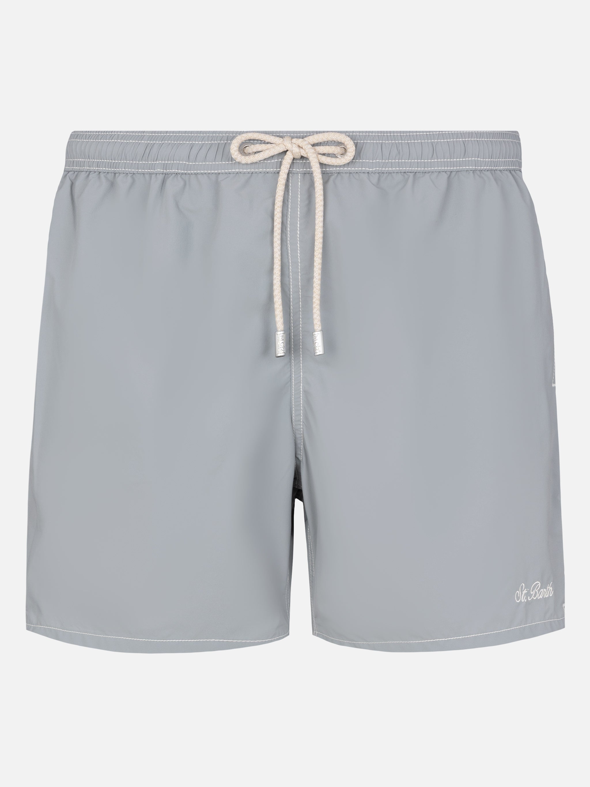 Grey Mid-Length Classic Light Swim Shorts Patmos Swimshort