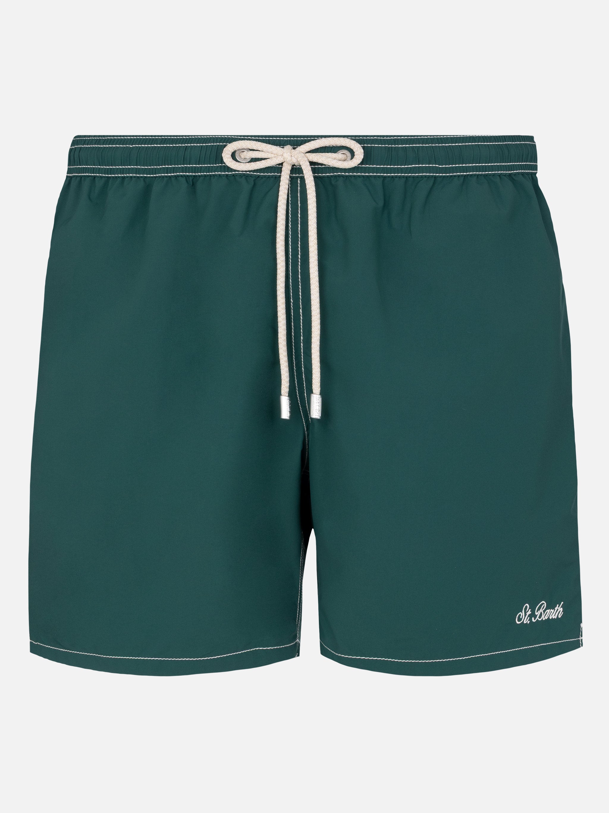 Green Mid-Length Classic Light Swim Shorts Patmos Swimshort