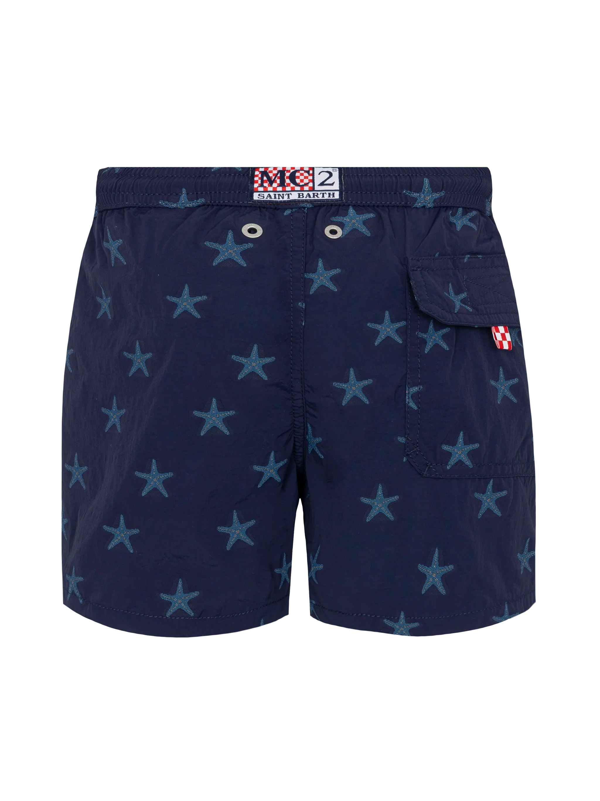 Patmos Jr Mid-Length Swim Shorts With Seastar Jacquard __single__ Swimshort
