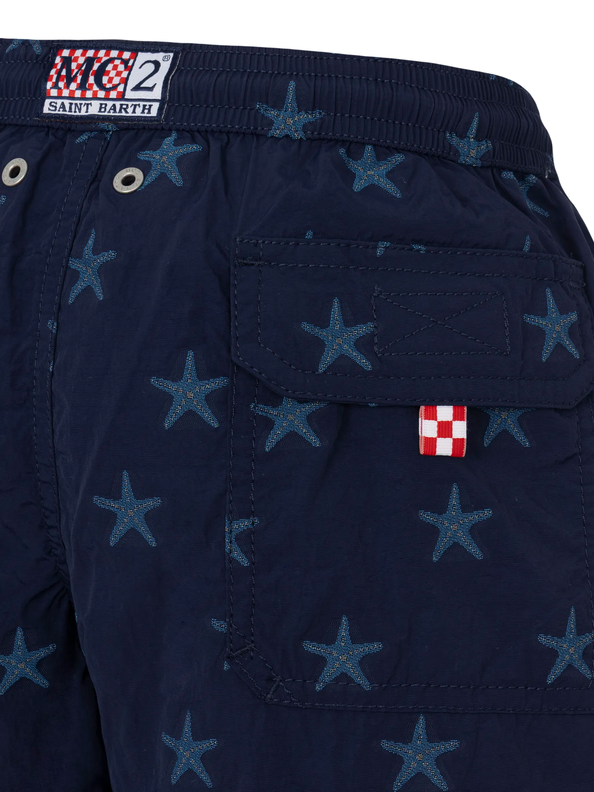 Patmos Jr Mid-Length Swim Shorts With Seastar Jacquard __single__ Swimshort