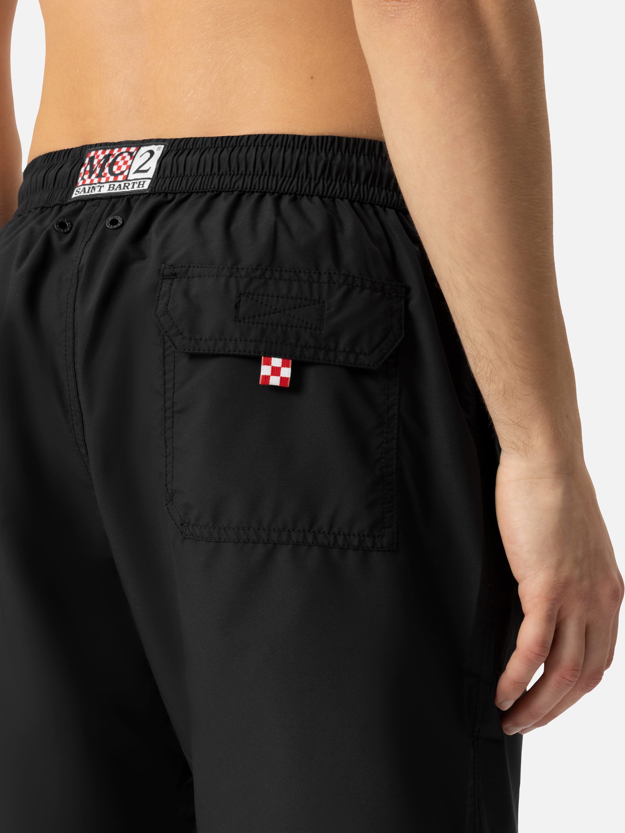 Black Long Swim Shorts Patmos Swimshort
