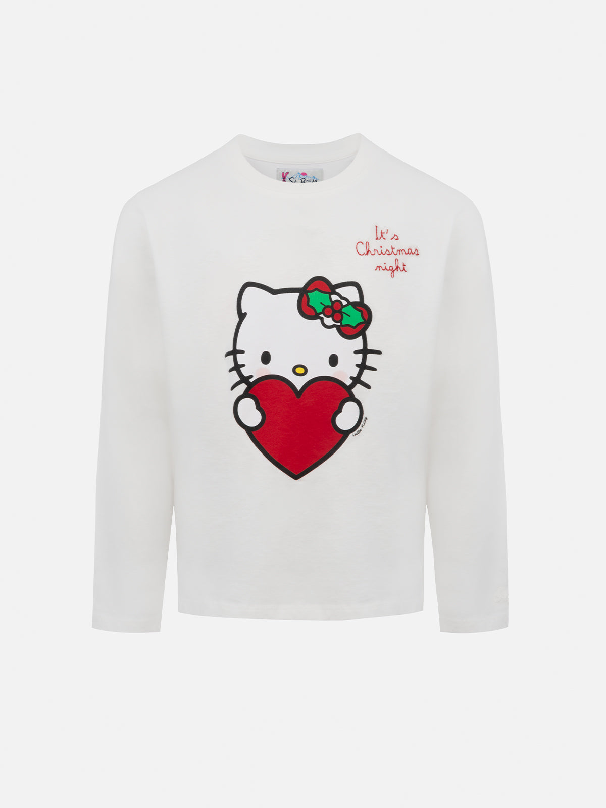 Girl Long-Sleeve T-Shirt Penny With Hello Kitty Print | Special Edition White