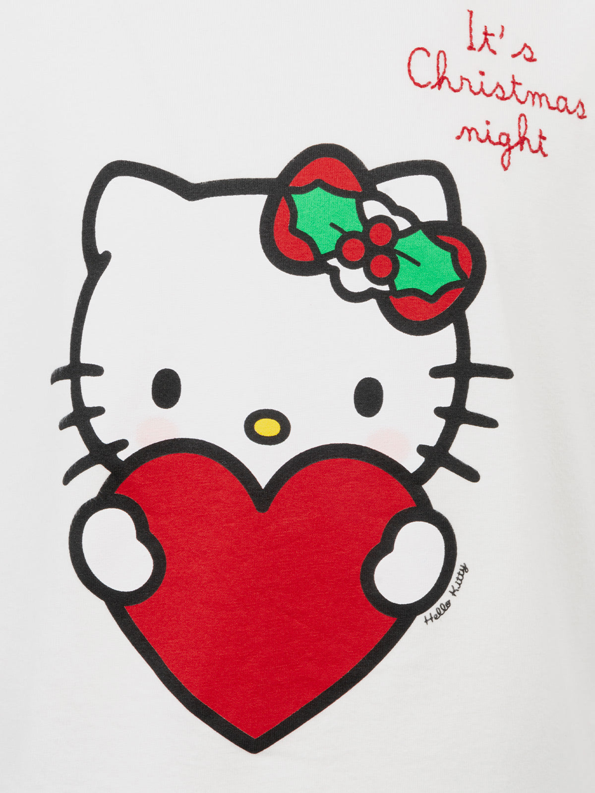 Girl Long-Sleeve T-Shirt Penny With Hello Kitty Print | Special Edition White