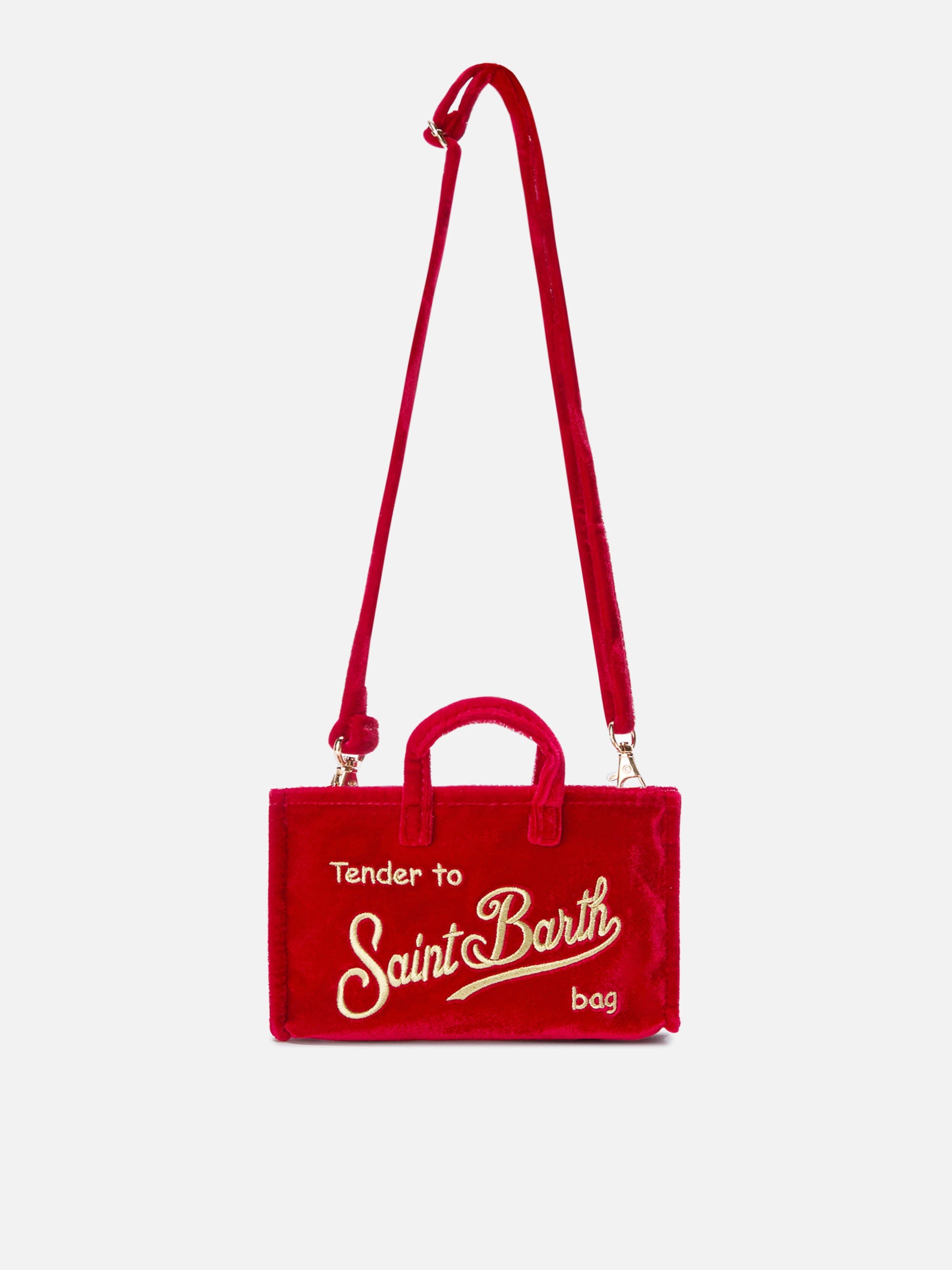 Mini Phone Bag Velvet Red
