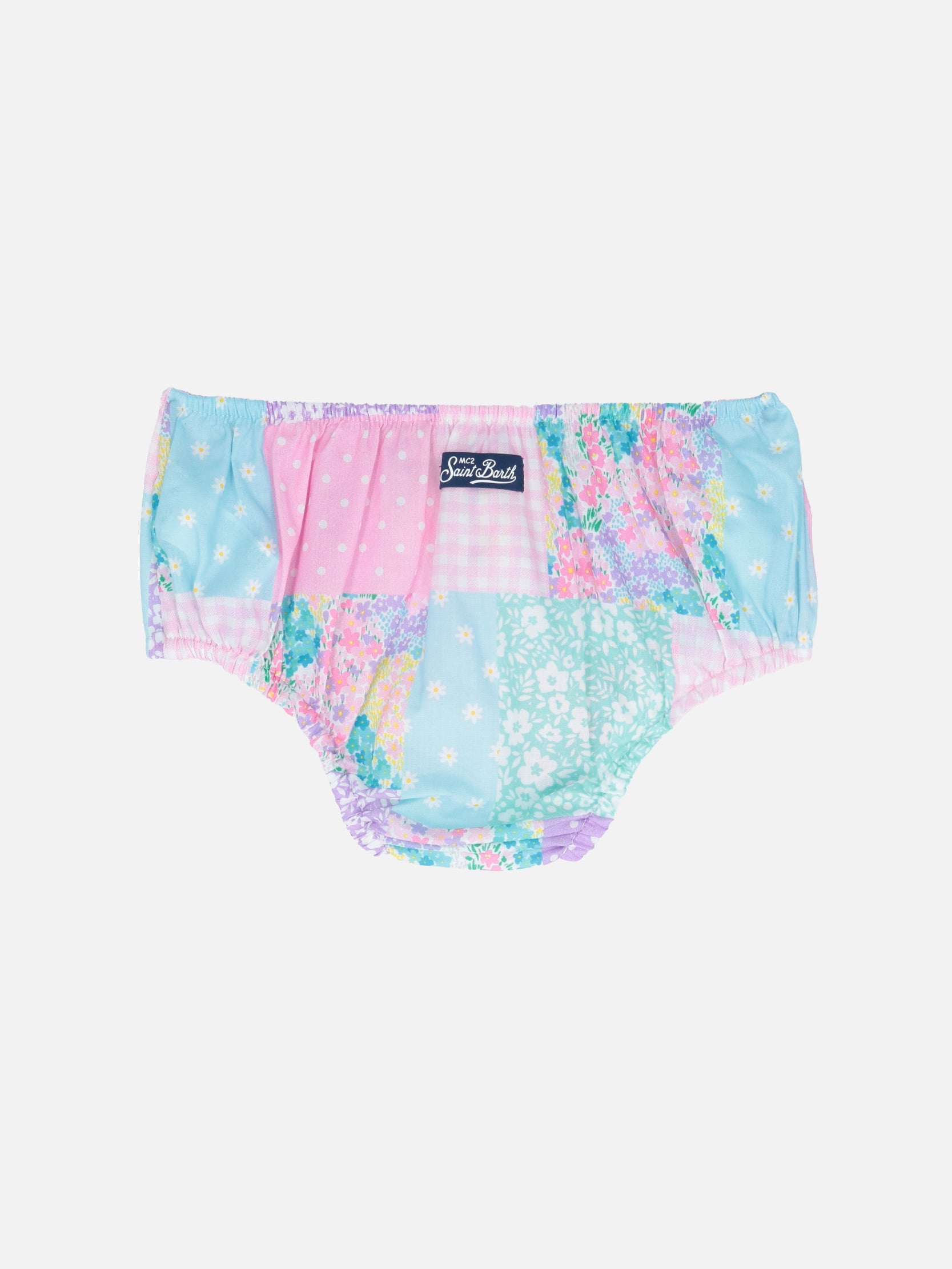 Infant Bloomers Pimmy With Gingham Print Bottom_apparel