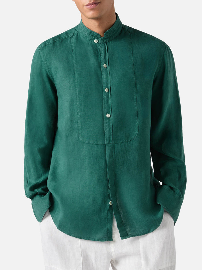 Pierre Shirt Green Linen