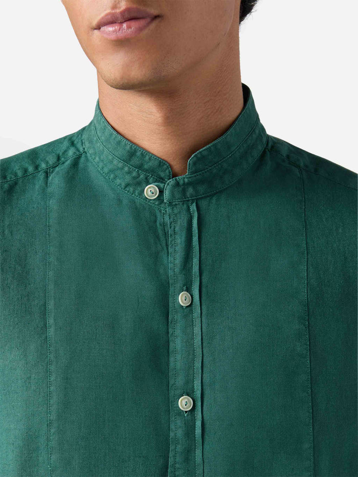 Pierre Shirt Green Linen