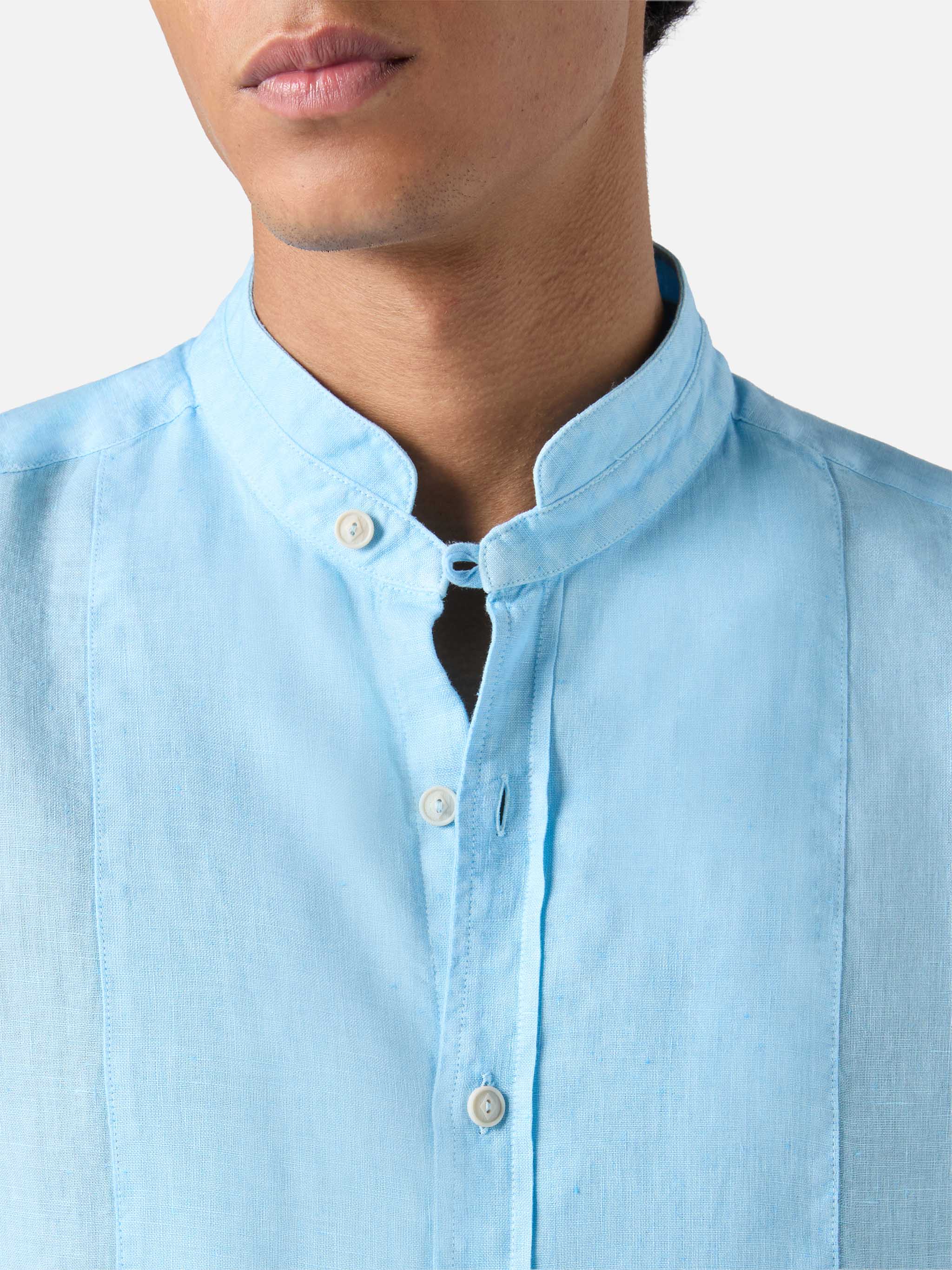 Pierre Shirt Light Blue Linen