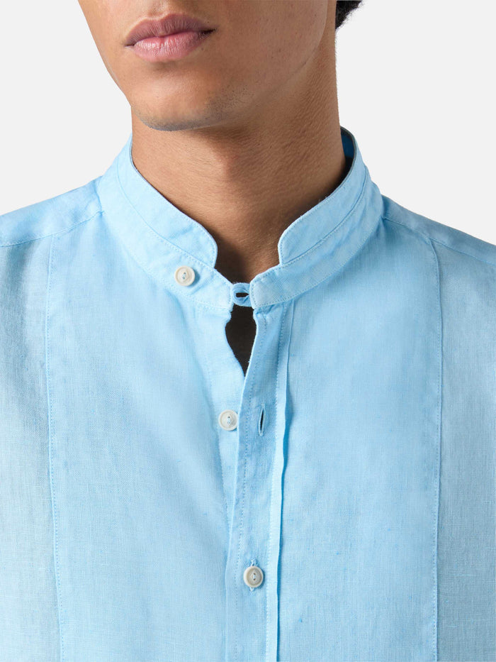Pierre Shirt Light Blue Linen