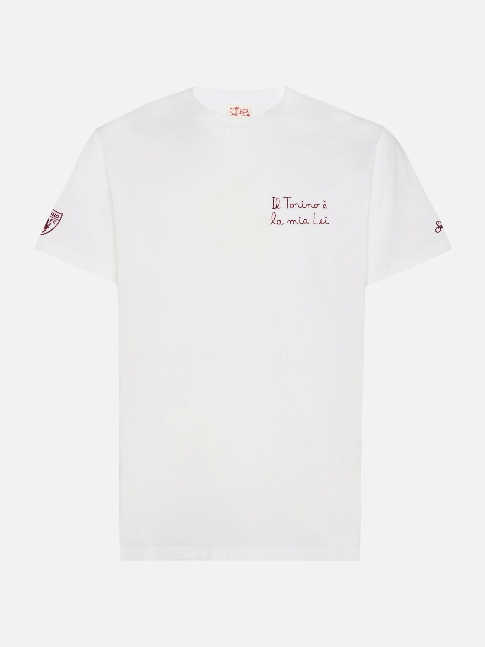 Classic Fit Cotton Jersey T-Shirt Portofino With Il Torino È La Mia Lei Embroidery | Fc Special Edition __single__