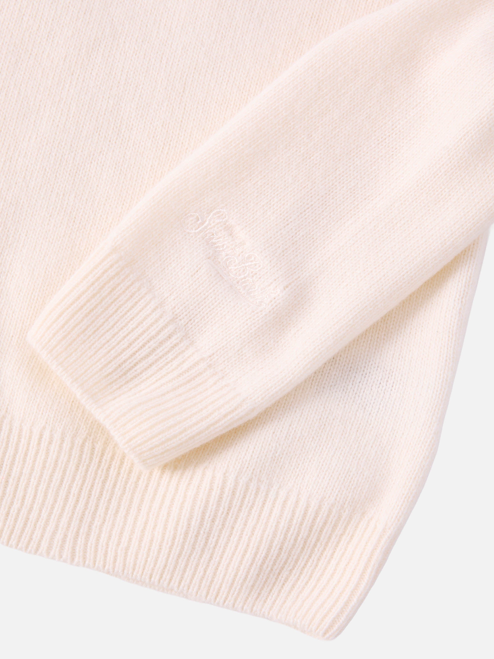 Princess Cashmere-Blend Crewneck With Vacanze Di Natale Lurex Jacquard | Special Edition White