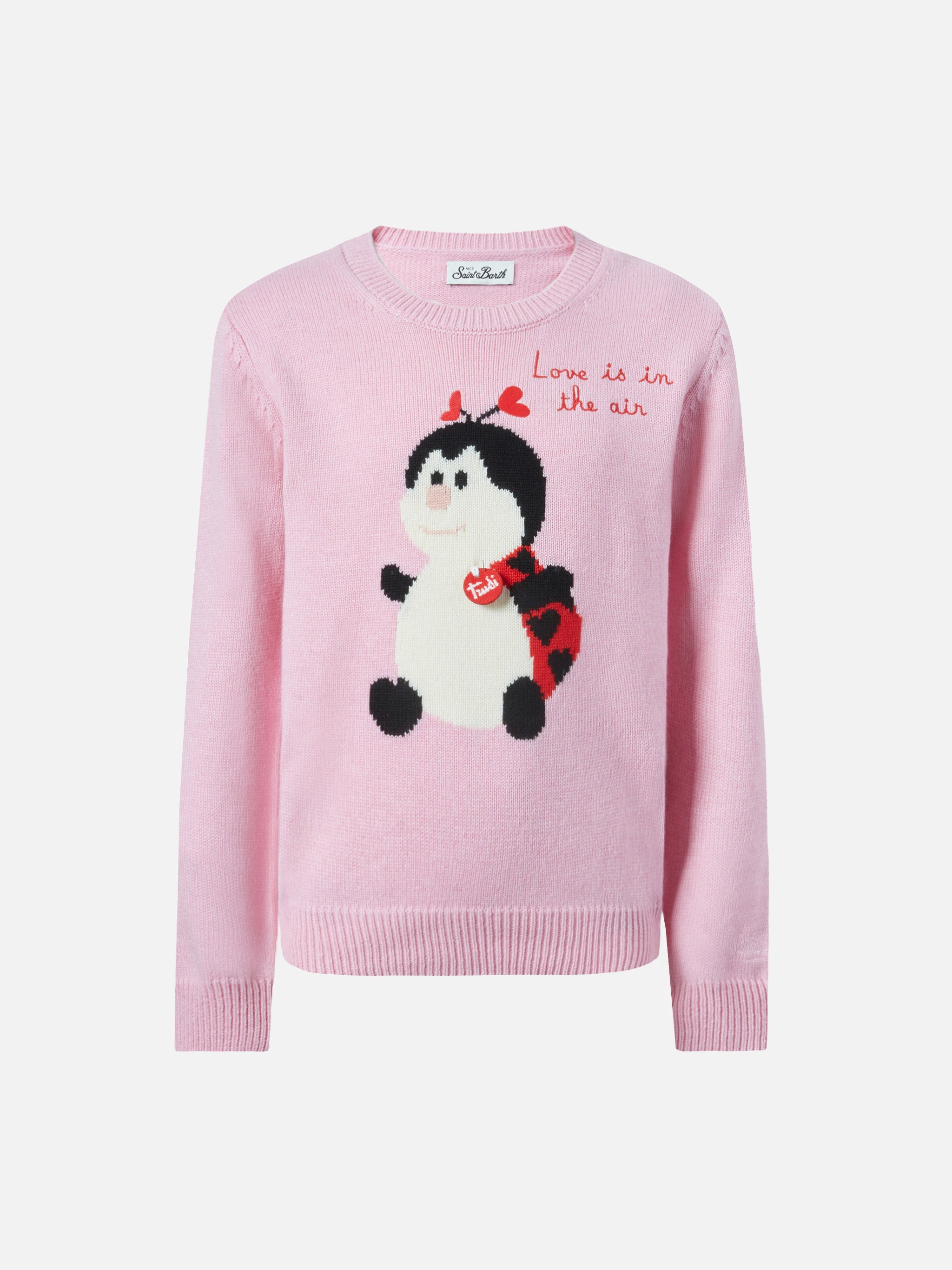Princess Cashmere-Blend Sweater With Trudi Ladybug Patch | Special Edition Pink