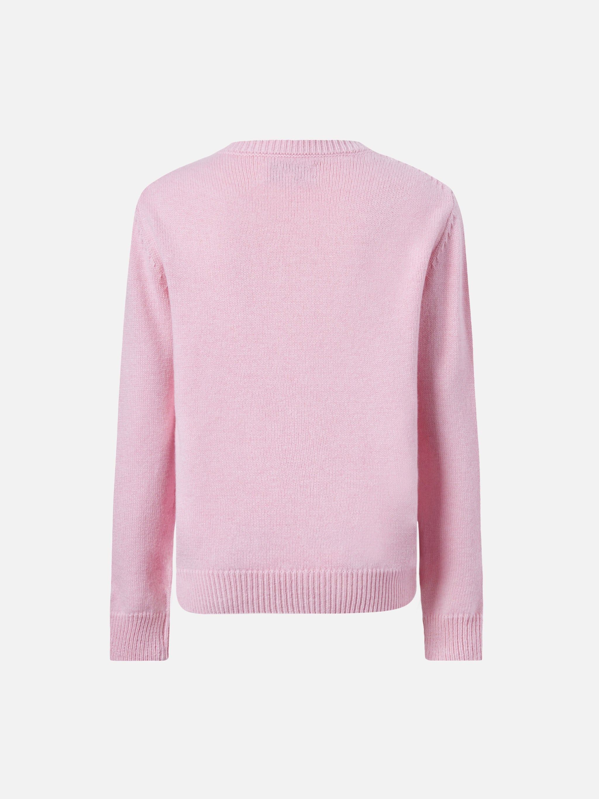 Princess Cashmere-Blend Sweater With Trudi Ladybug Patch | Special Edition Pink