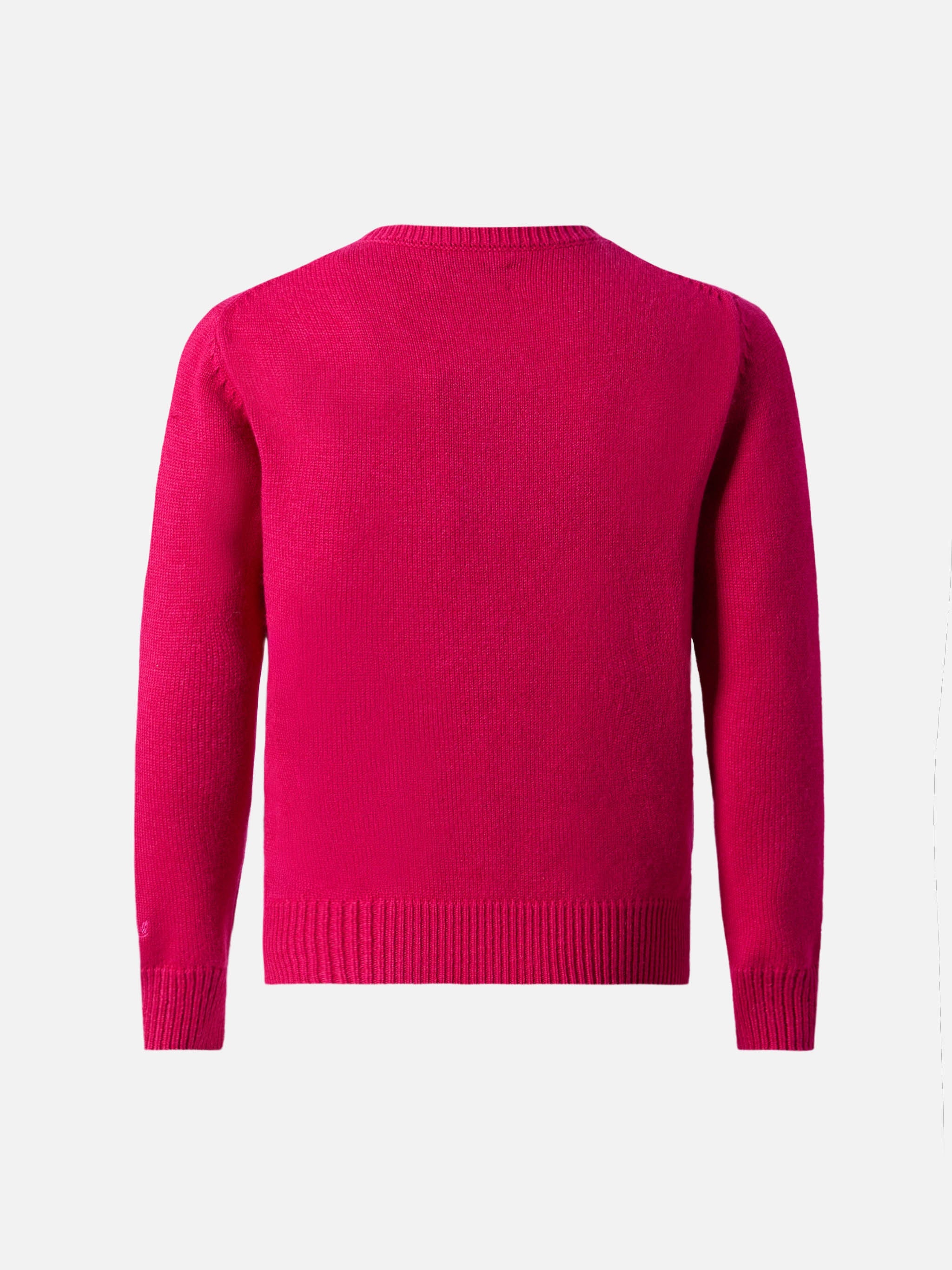 Princess Cashmere-Blend Crewneck With Trudi Panda Patch | Special Edition Pink