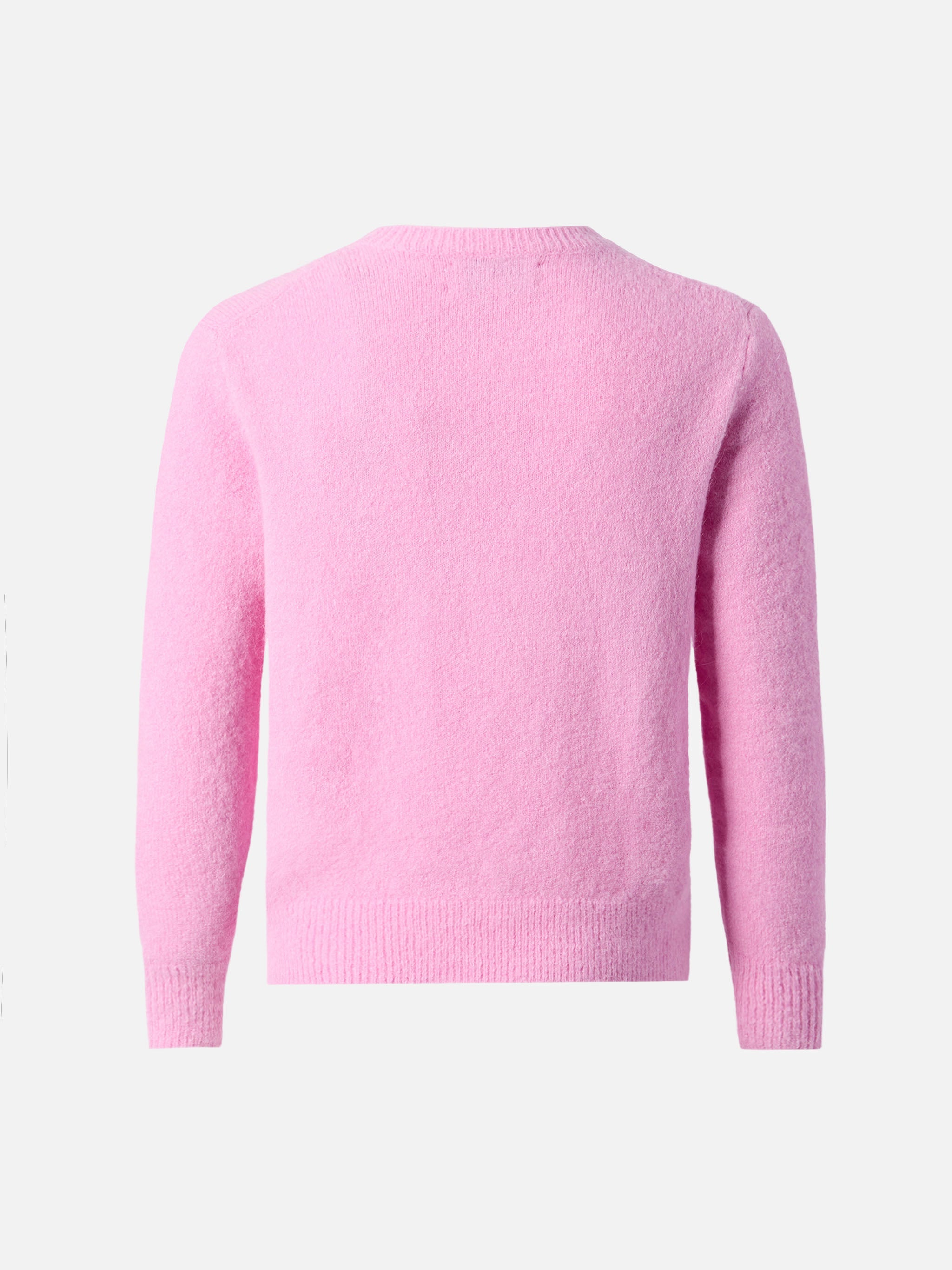 Princess Stretch Alpaca-Blend Sweater With Vado Dai Nonni Jacquard Pink
