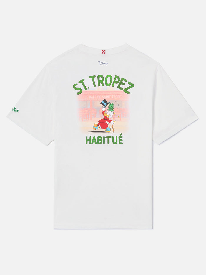 White Portland T-Shirt With St. Tropez Habitué Print | Special Edition