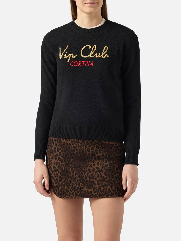 New Queen Sweater With Vip Club Embroidery | Special Edition Black