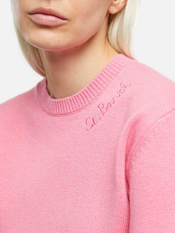 New Queen Pink Cashmere Blend Sweater