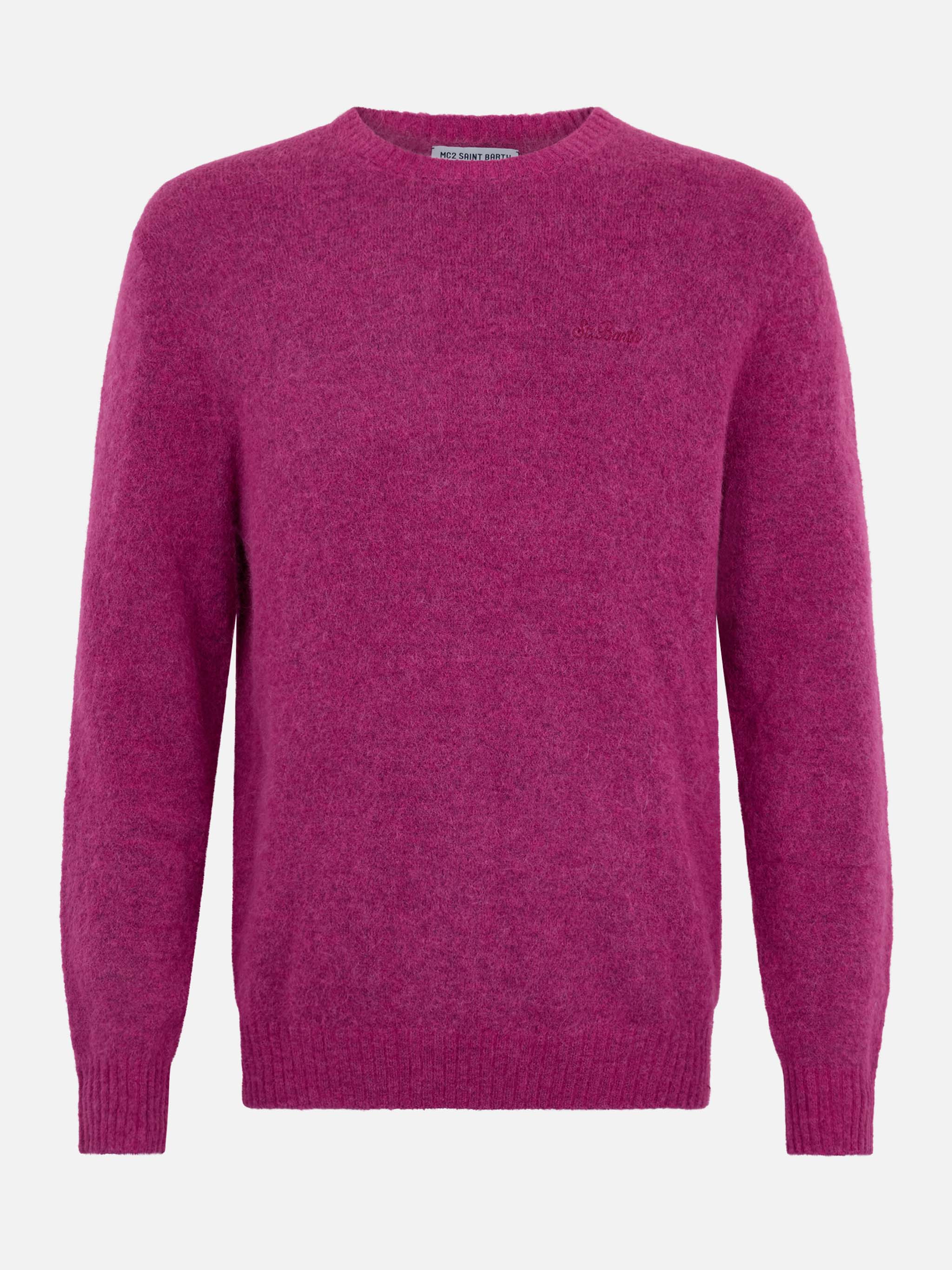 Crewneck Sweater Regent Peony Stretch Alpaca Pink