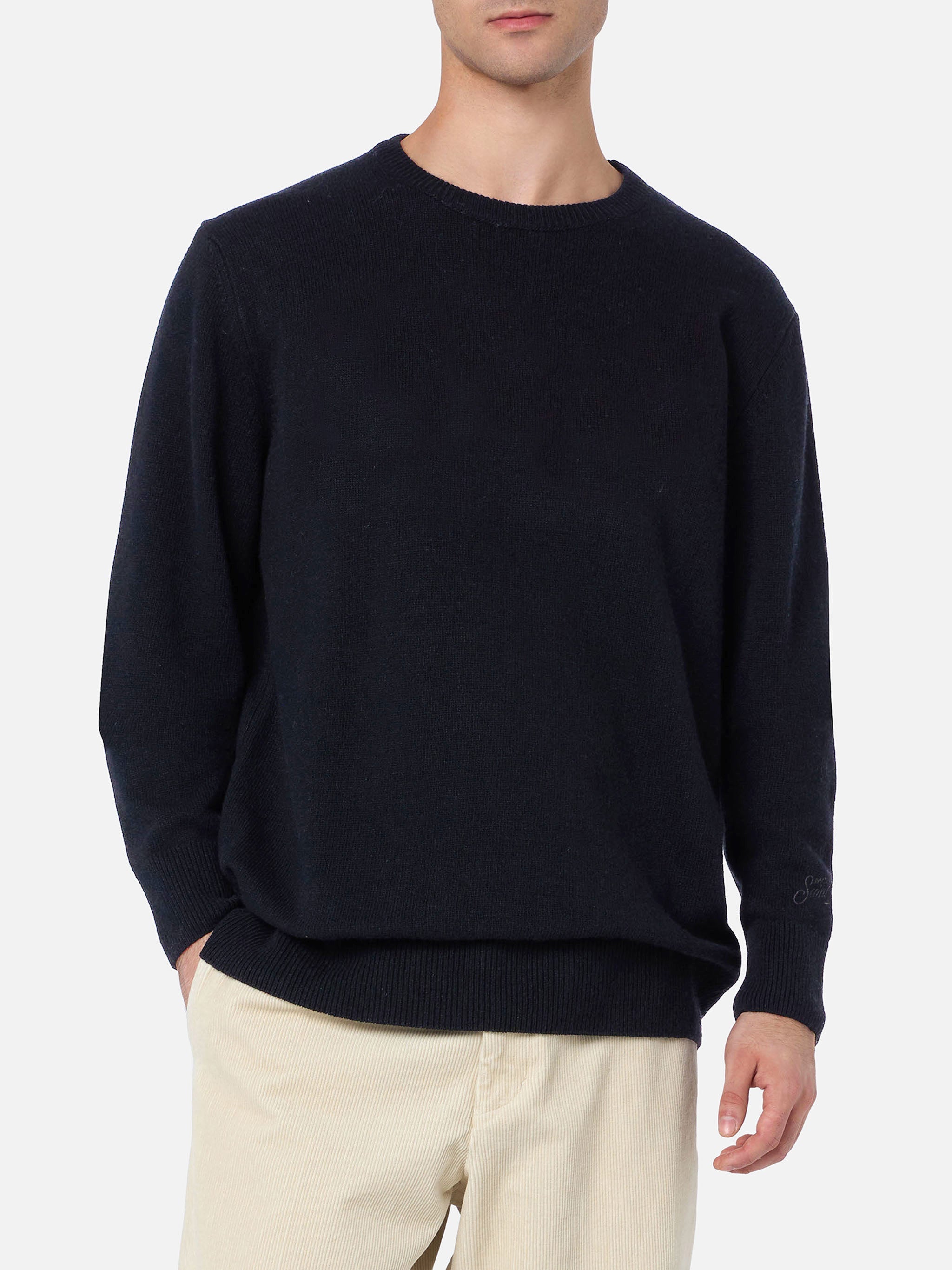 Regent Crewneck Sweater Black Cashmere