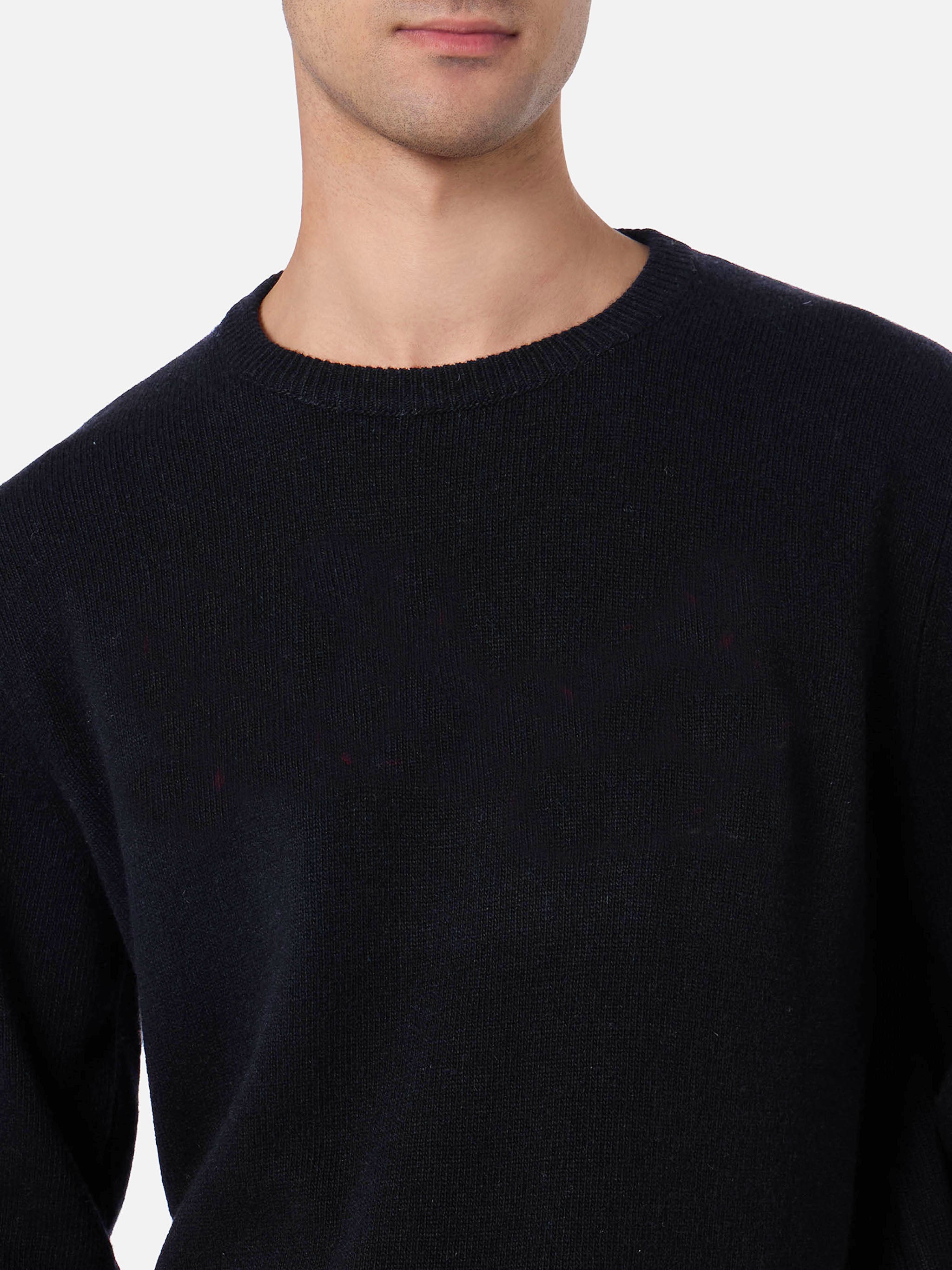 Regent Crewneck Sweater Black Cashmere
