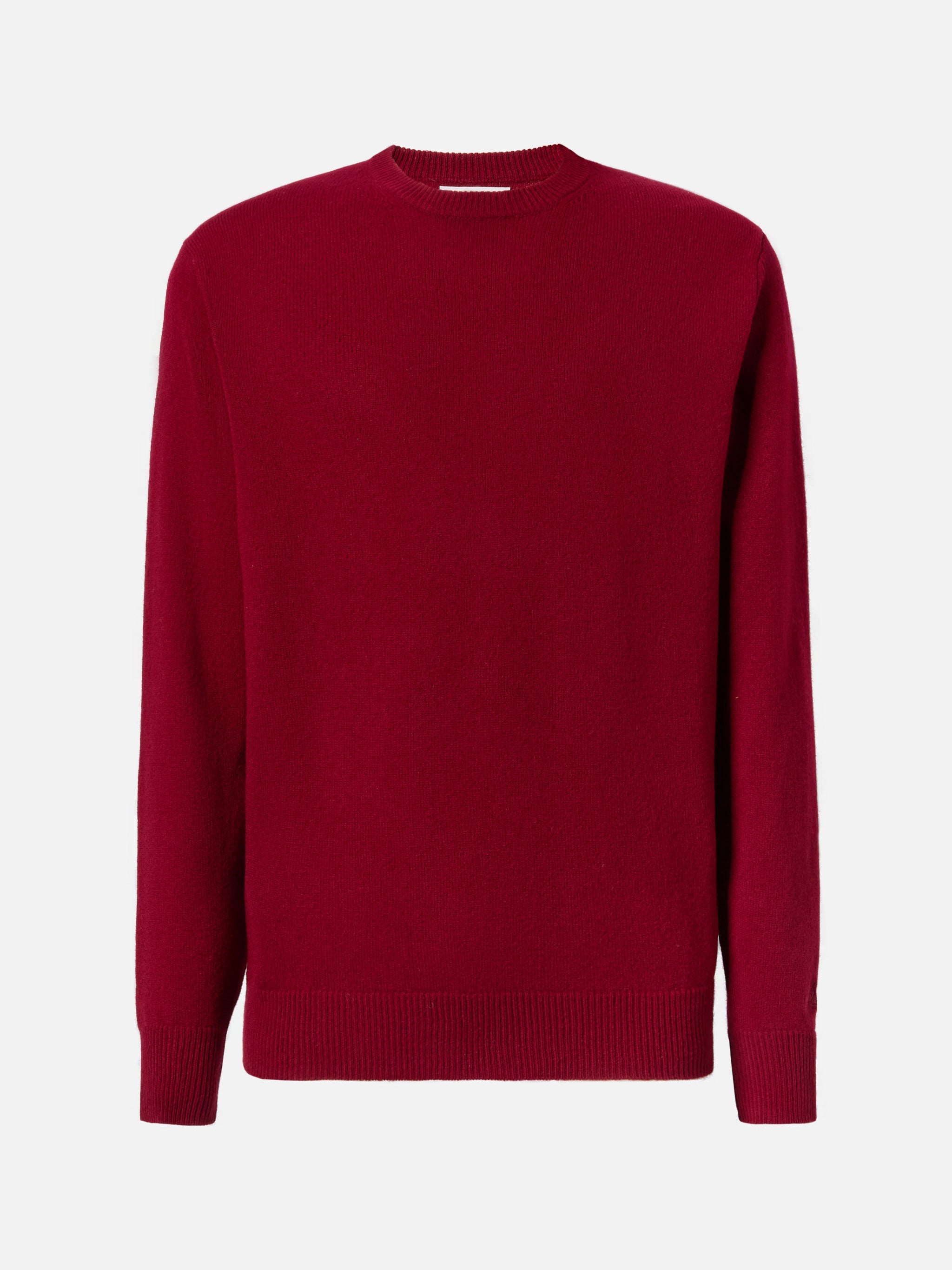 Regent Lambswool Sweater Burgundy Red