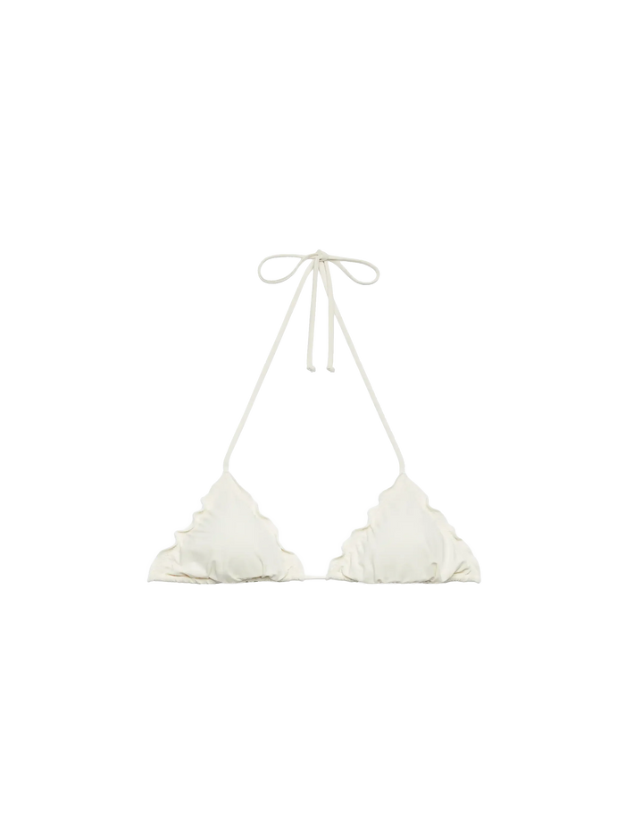 Sagittarius Cream Classic Triangle Top White