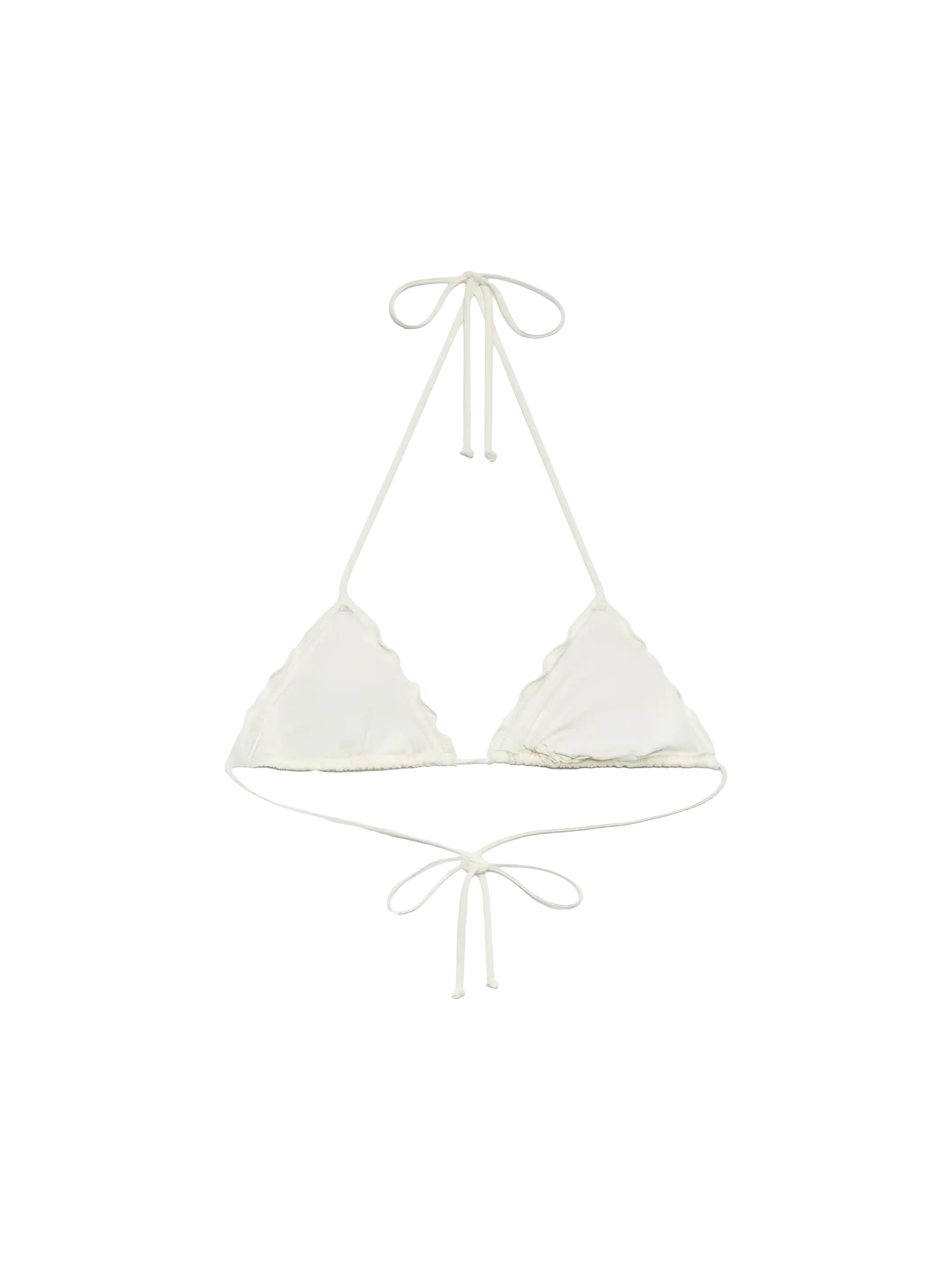Sagittarius Cream Classic Triangle Top White