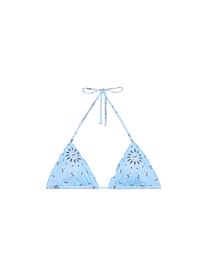 Sagittarius Classic Triangle Top With Bandana Print Sky