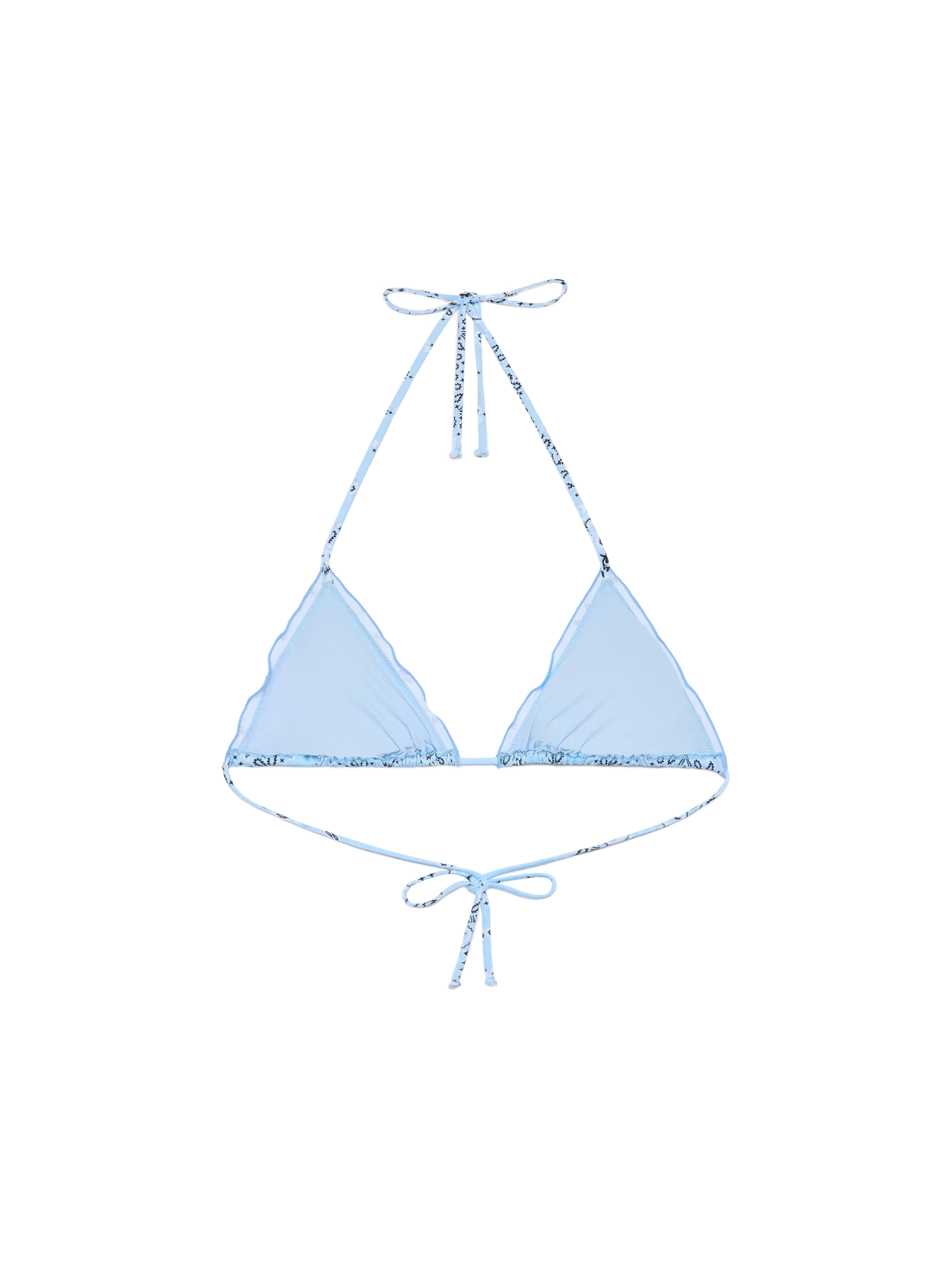 Sagittarius Classic Triangle Top With Bandana Print Sky