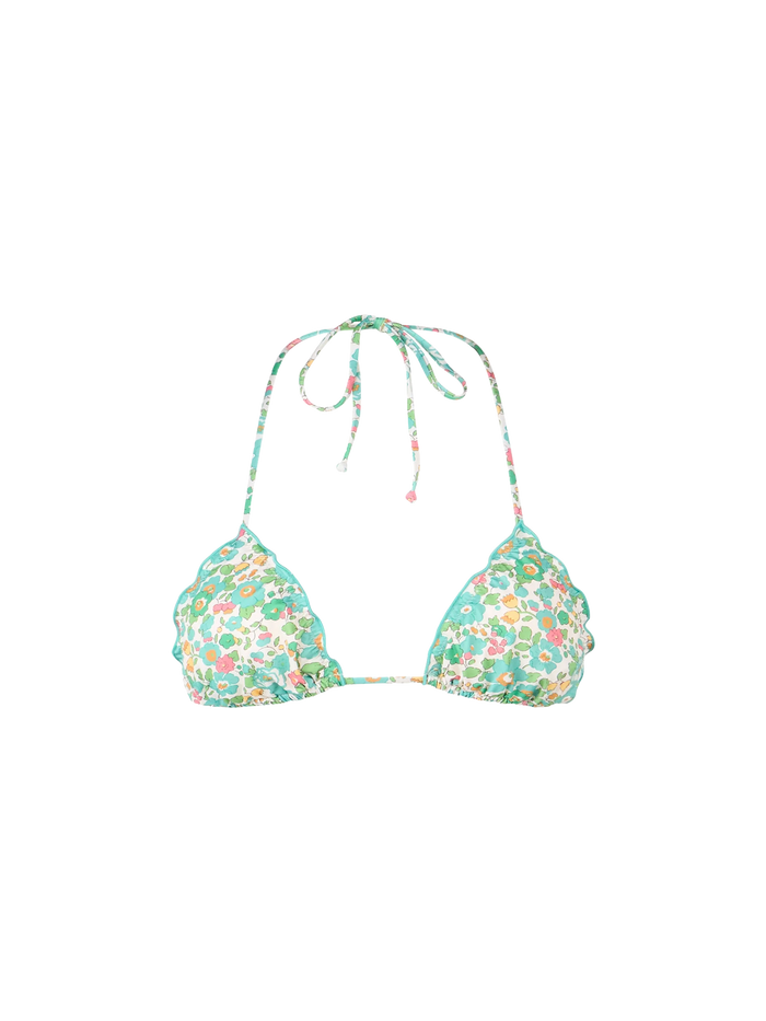 Sagittarius Betsy Triangle Bikini Top | Special Edition Green