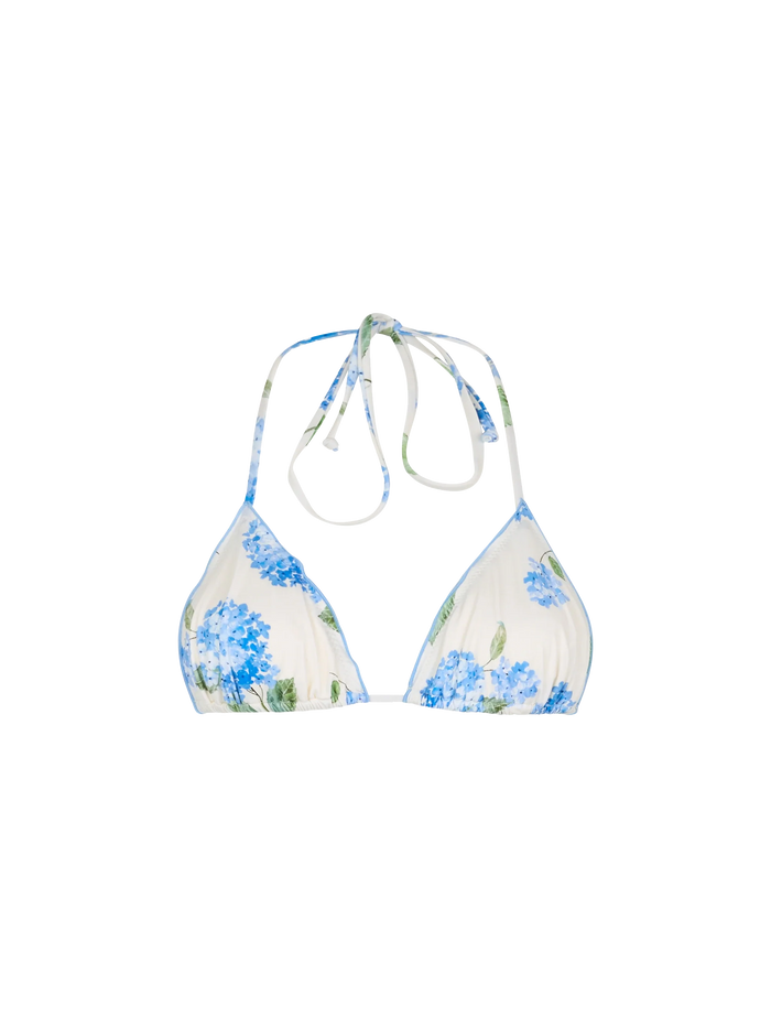 Sagittarius Classic Triangle Top With Floral Print Sky
