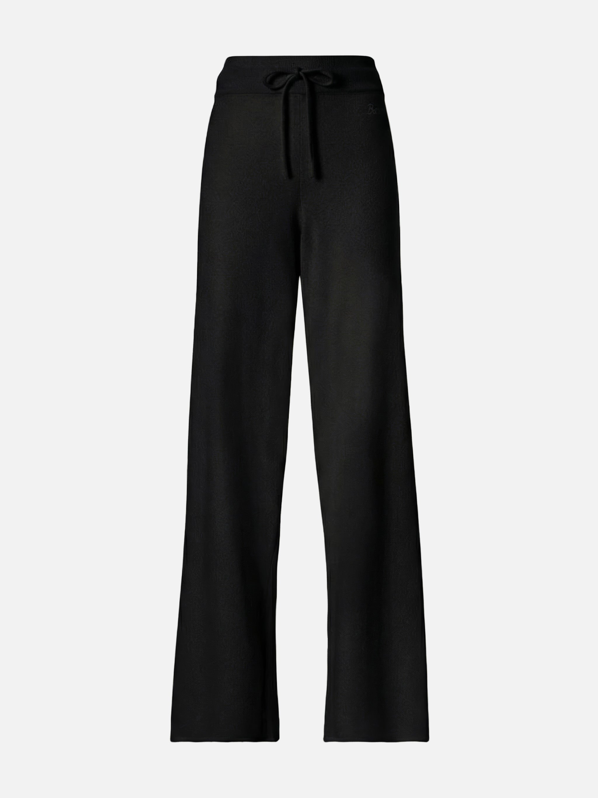Savine Black Knitted Pants Cashmere Blend