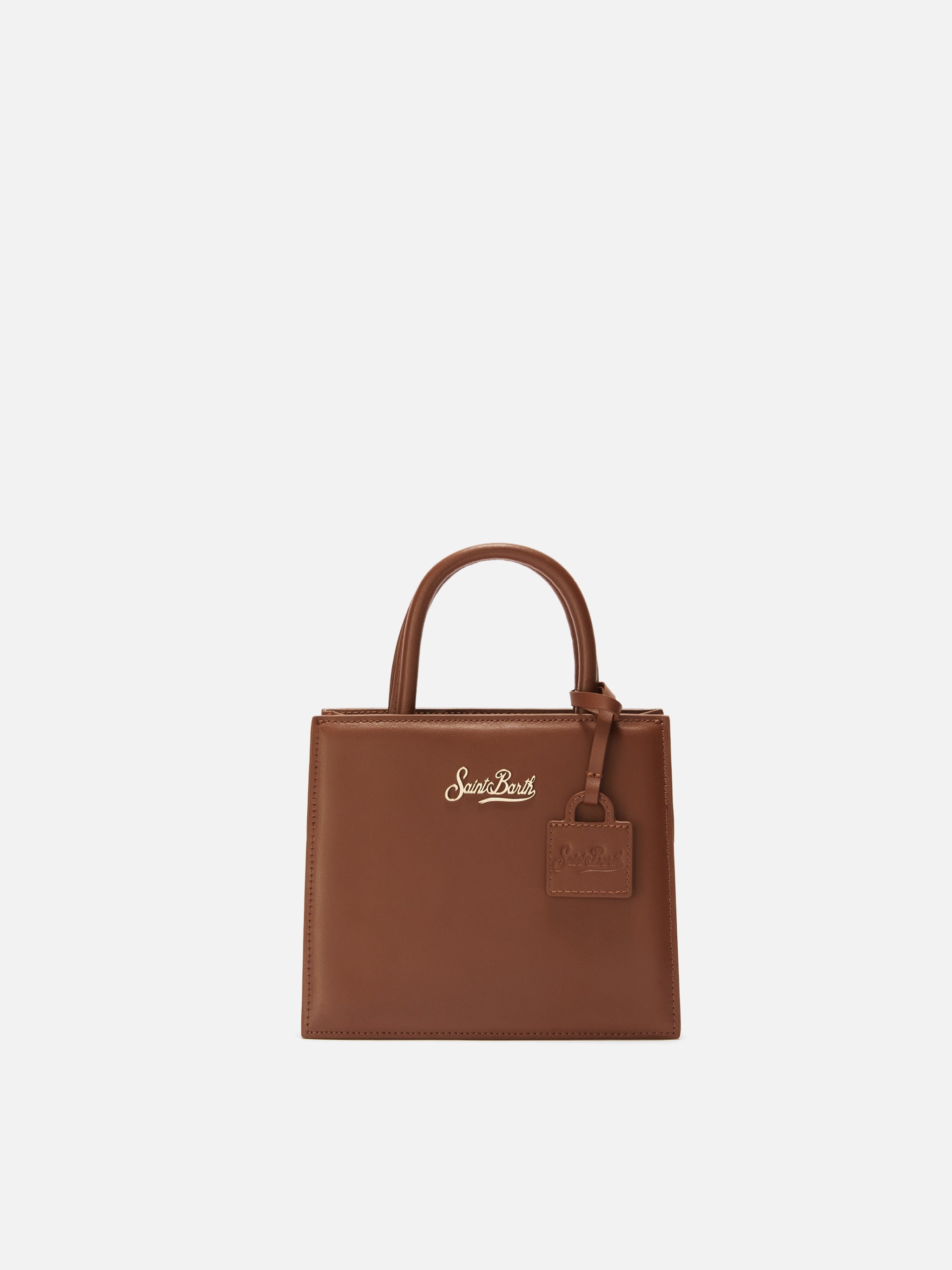 Shop Bag Mini Handbag Brown Leather