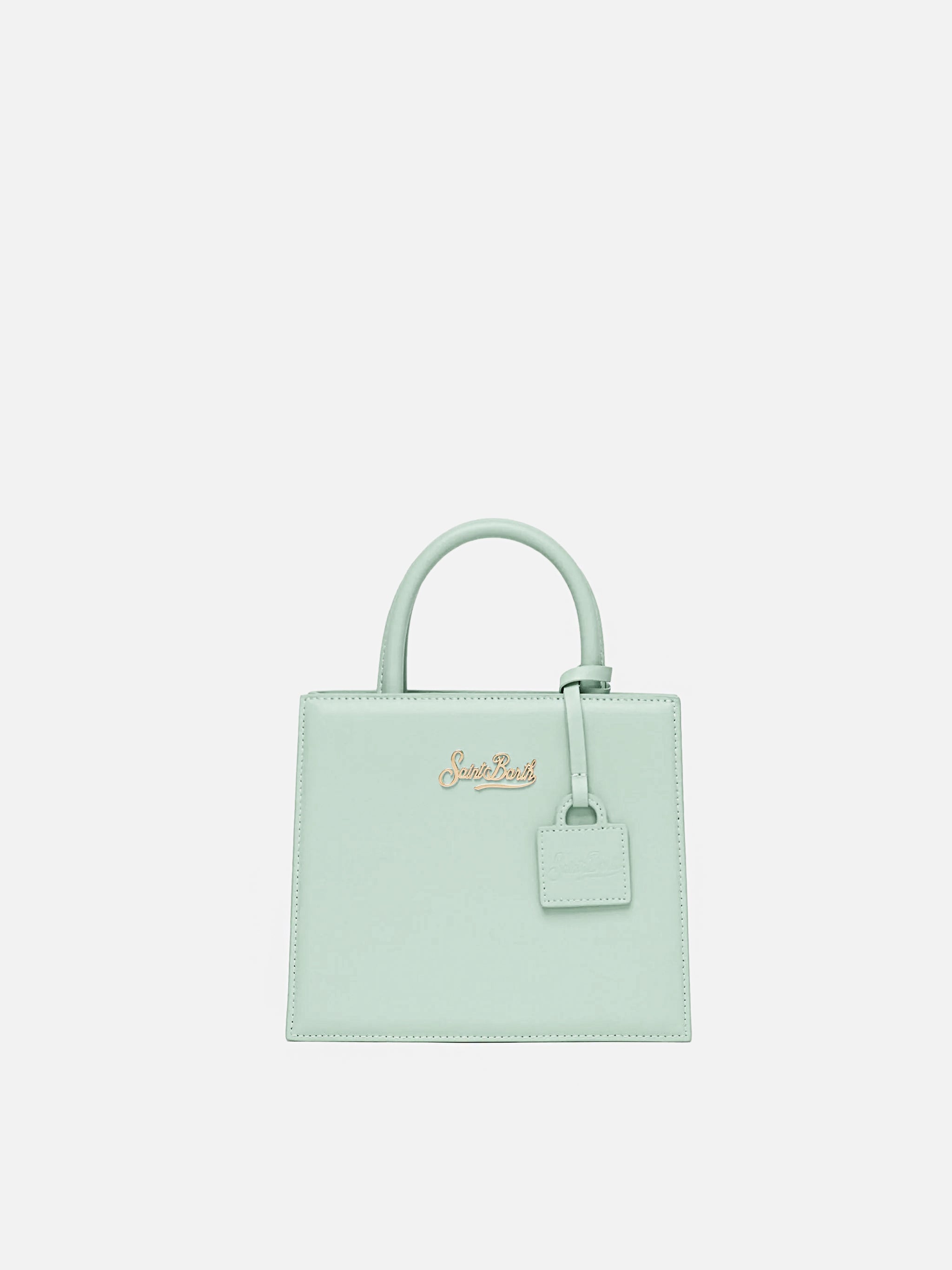 Shop Bag Mini Sage Green Leather
