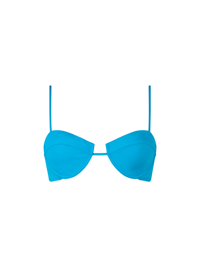 Turquoise Underwired Bralette Top Salina Sky