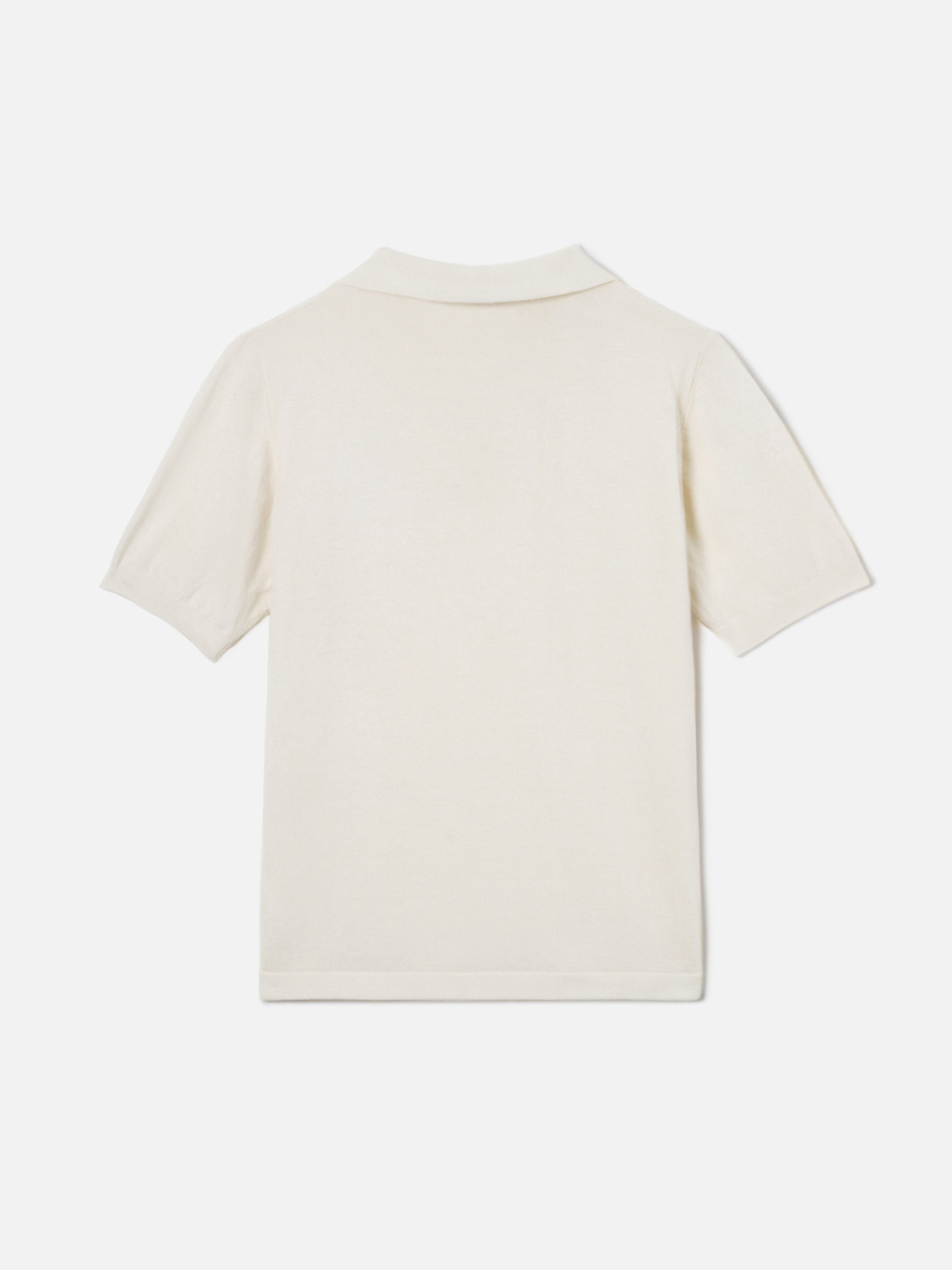 Cream Sloan Jr Polo White Knitwear