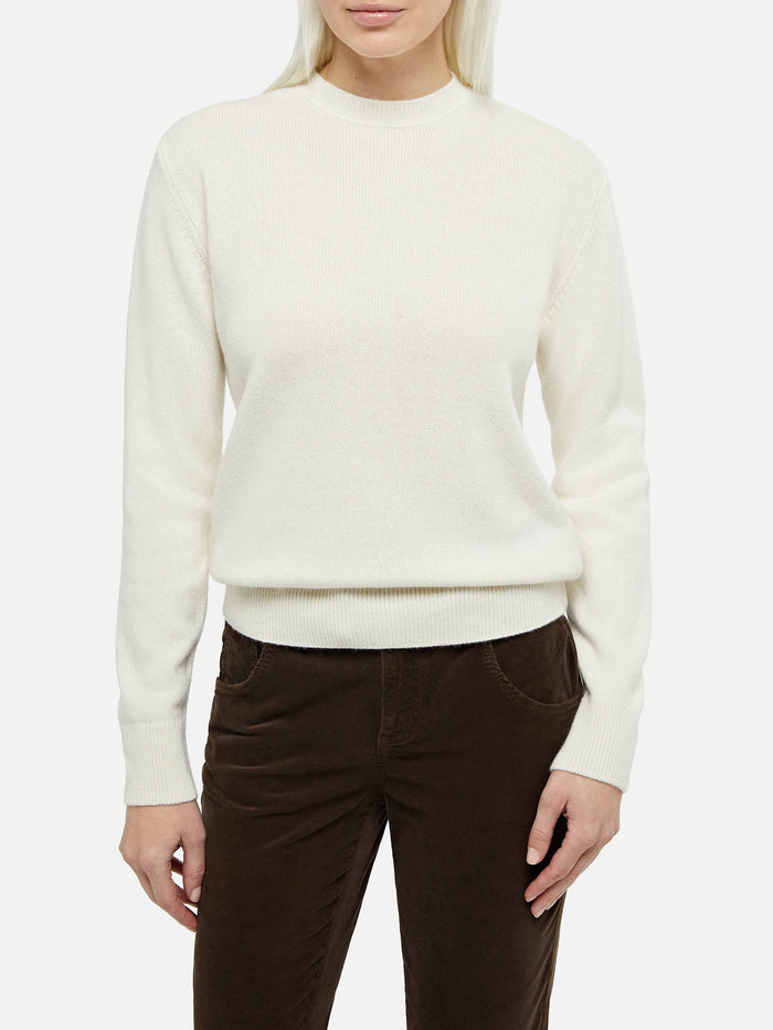 Sorbonne Off-White Cashmere Blend Sweater