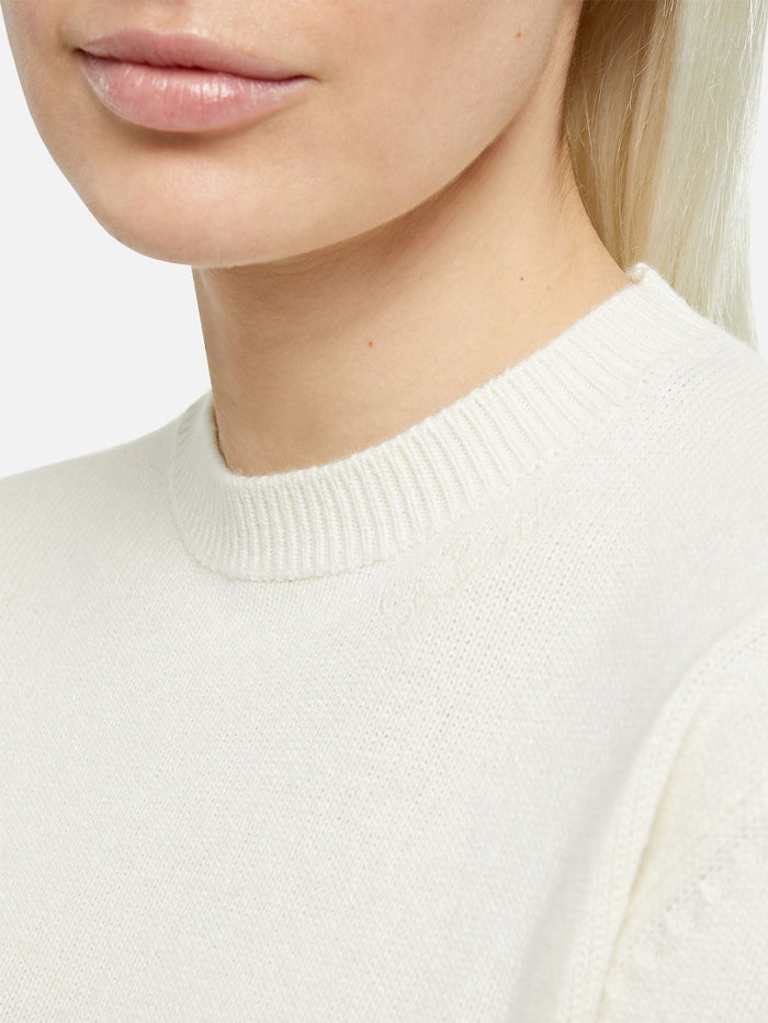 Sorbonne Off-White Cashmere Blend Sweater
