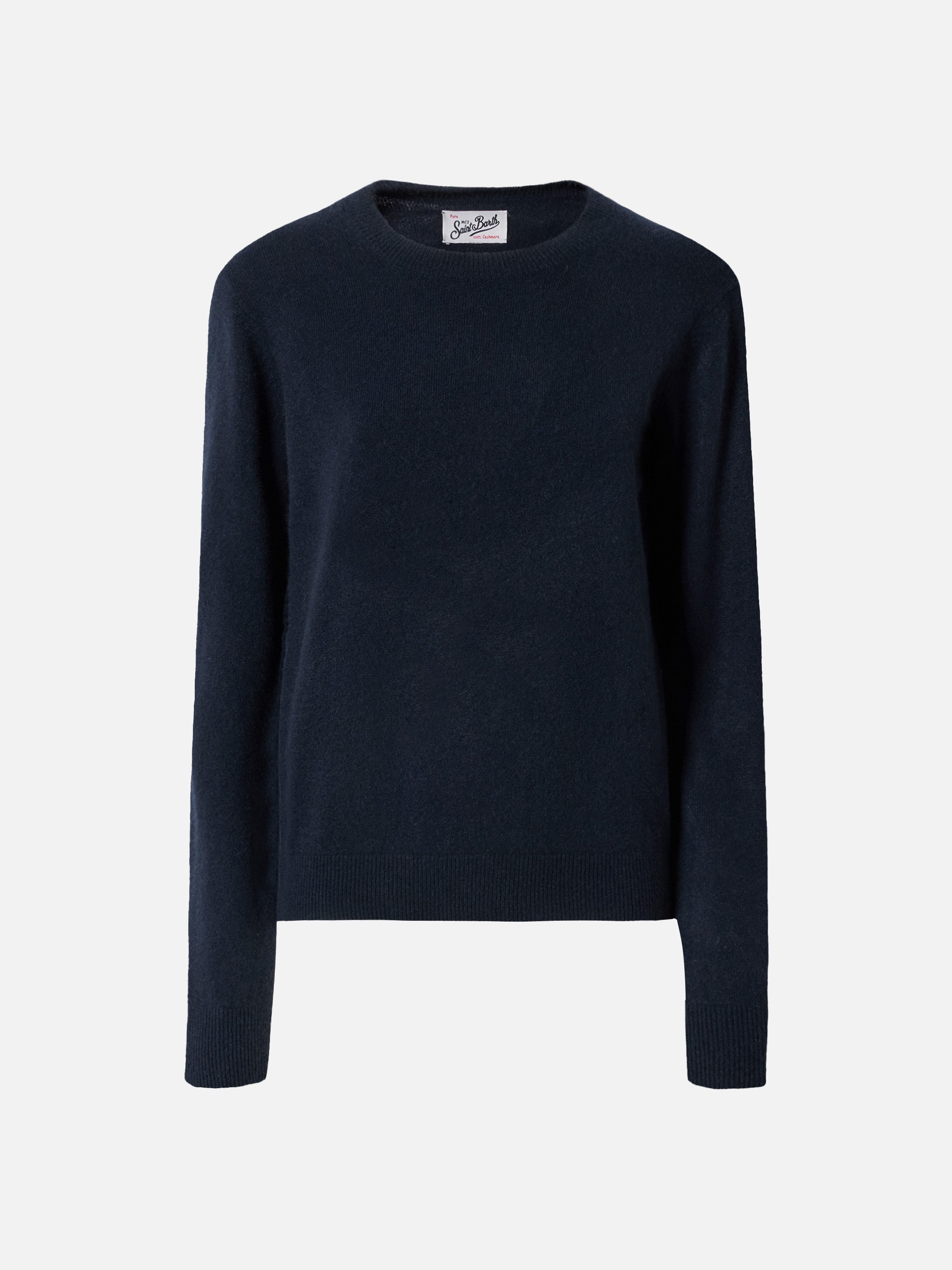 Cashmere Sorbonne Sweater Navy Blue