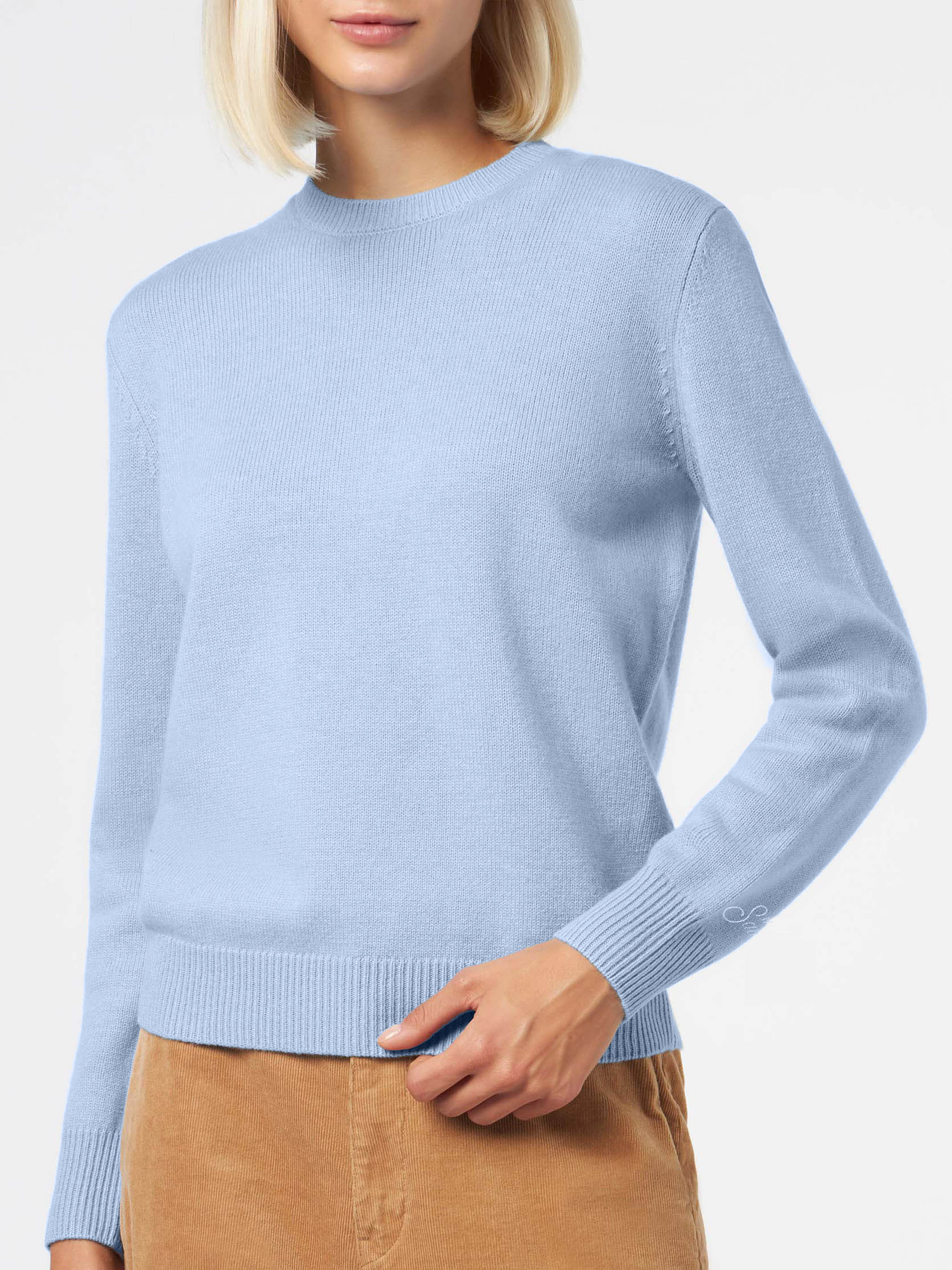 Cashmere Sweater Sorbonne Light Blue