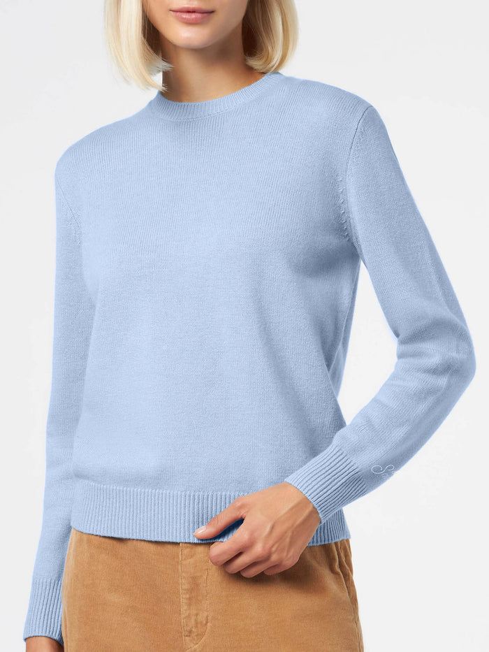Cashmere Sweater Sorbonne Light Blue